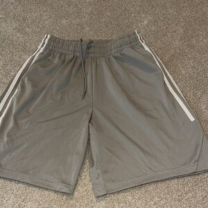 adidas Men's Gray Athletic Shorts